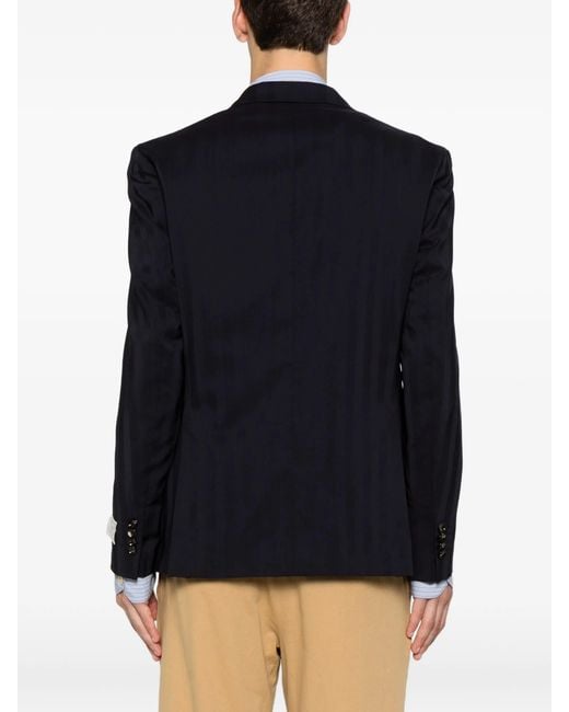 LC23 Blue Gessato Blazer