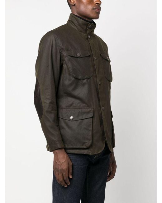 Barbour Black Ogston Wax Jacket for men
