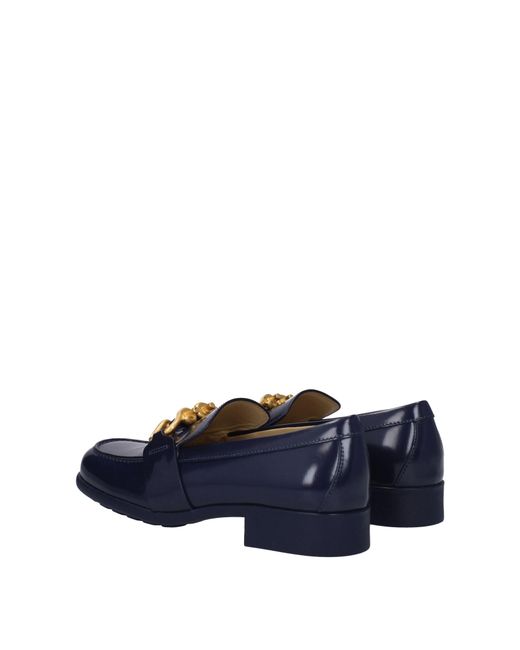 Bottega Veneta Blue Moccasins Monsieur/Dark Leather