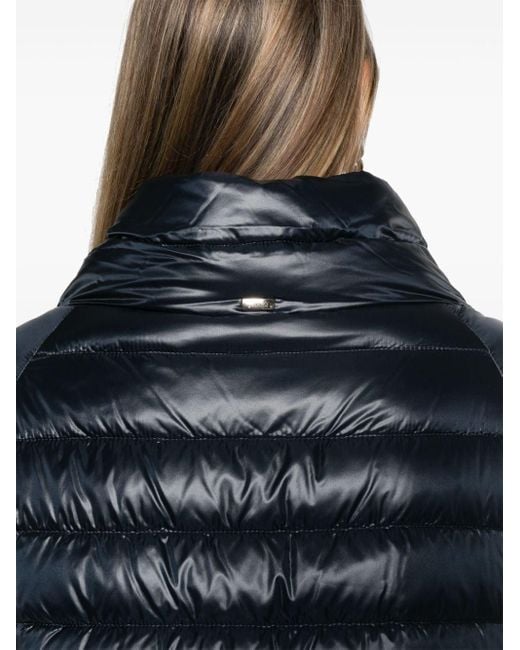 Herno Blue Daunenjacke mit Stehkragen