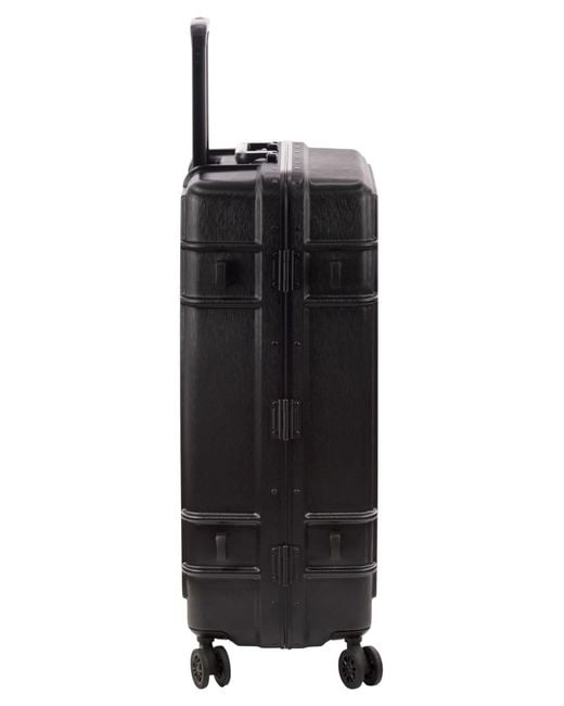 Eastpak Black Hard Shell Polycarbonate Suitcase With Multidirectional Wheels