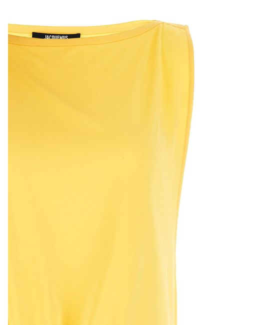 Jacquemus Yellow Top "Le Haut Peplo"