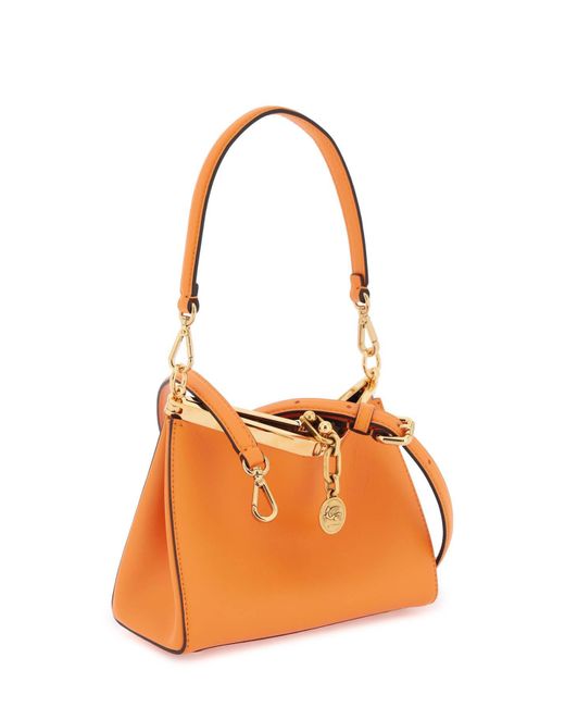 Etro Orange 'vela' Mini Bag