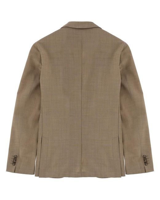 Boss Brown Tailored Wool-Blend Blazer