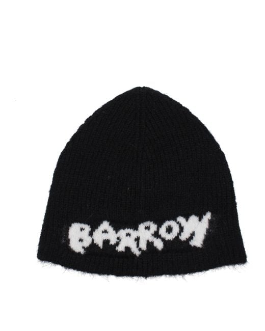 Barrow Black Cappelli Uomo Acrilica Nero