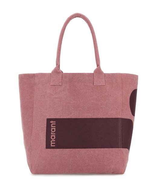 Isabel Marant Pink Cotton Yenky Shopping Bag