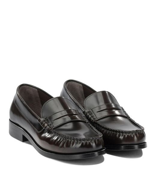 Alohas Black "Rivet" Loafers