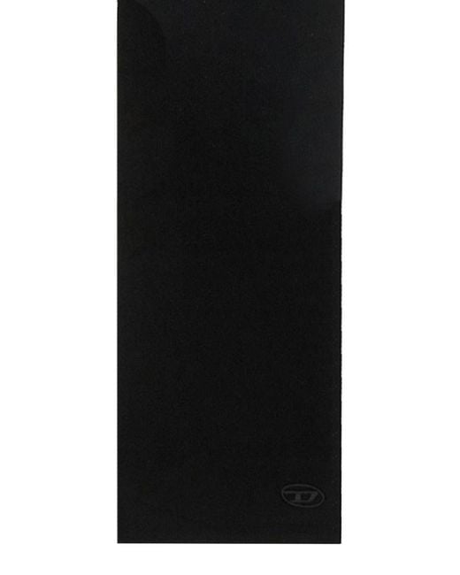 DIESEL Black K-Coder Wool Scarf for men