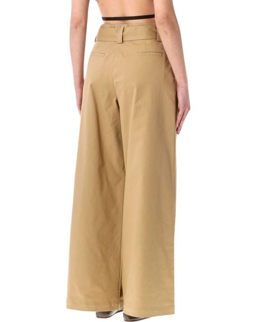Sessun Natural Sessùn Riva High-Rise Pleated Trousers