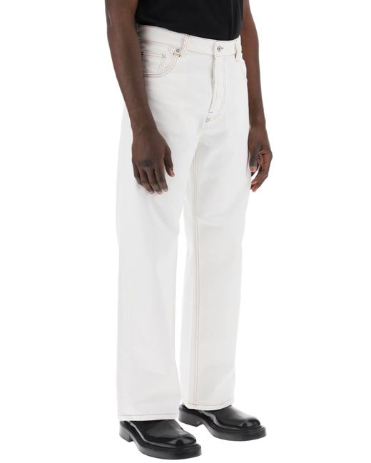 Jeans Baggy 'Le De Nîmes Large' di Jacquemus in White da Uomo