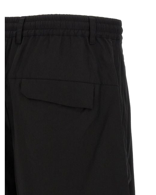 C P Company Black Bermuda for men