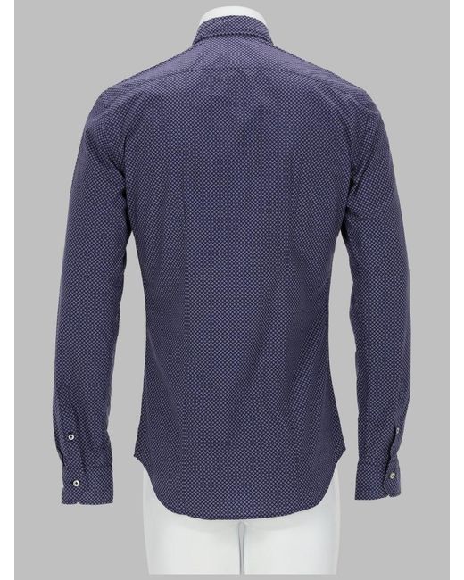 Brian Dales Blue Camicia for men