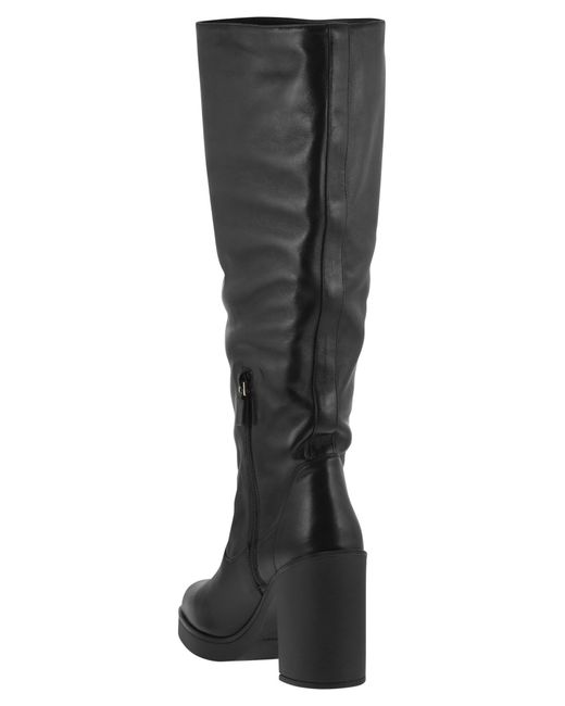Stuart Weitzman Black Bethenny 80