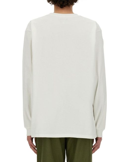 Needles Gray T Shirt With Logo