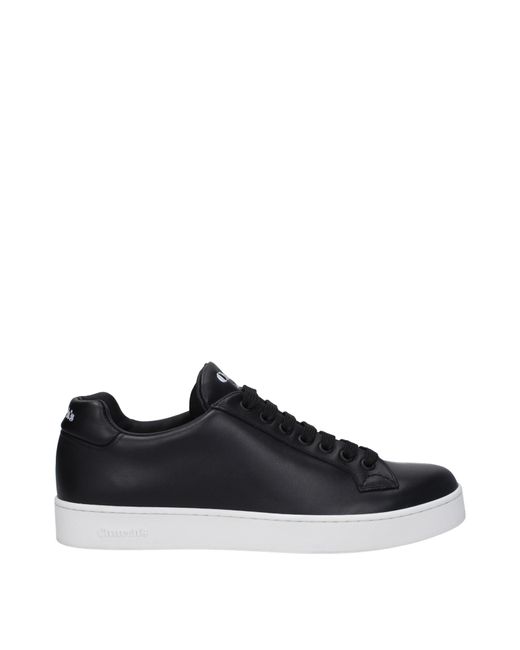 Church's Kerk's Sneakers Ludlow Mens Leather Black/white voor heren