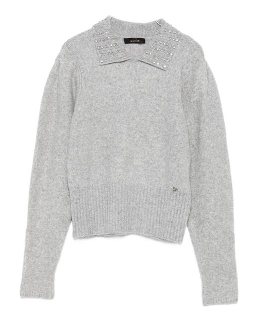 Twinset Gray Twin -Set -Pullover grau