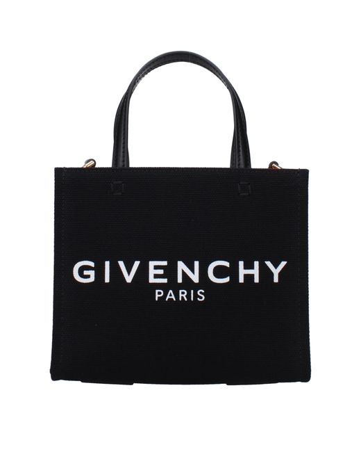 Givenchy Black Hand Bags G-Tote Fabric