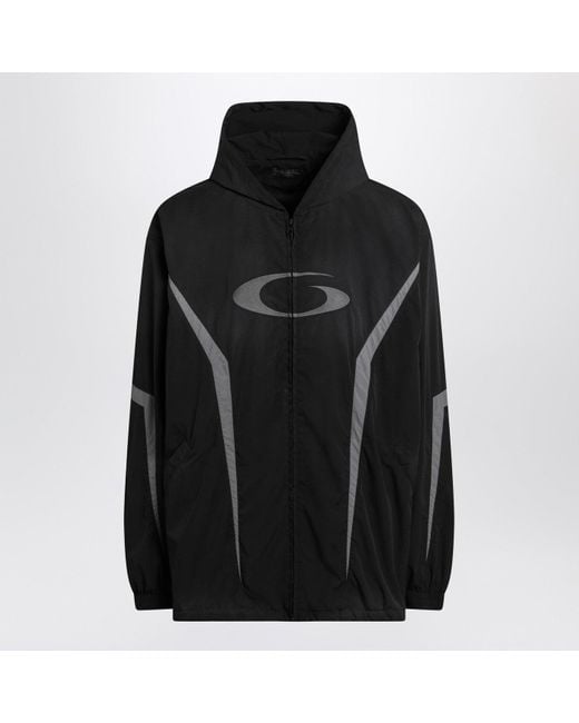 Balenciaga Black Giacca Tracksuit Loop Sports Icon for men