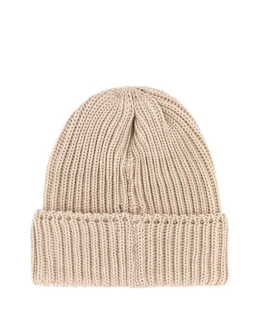 Needles Natural Sand Wool Beanie Hat