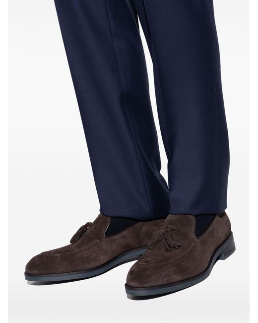 Paul Smith Black Wildleder-Loafer