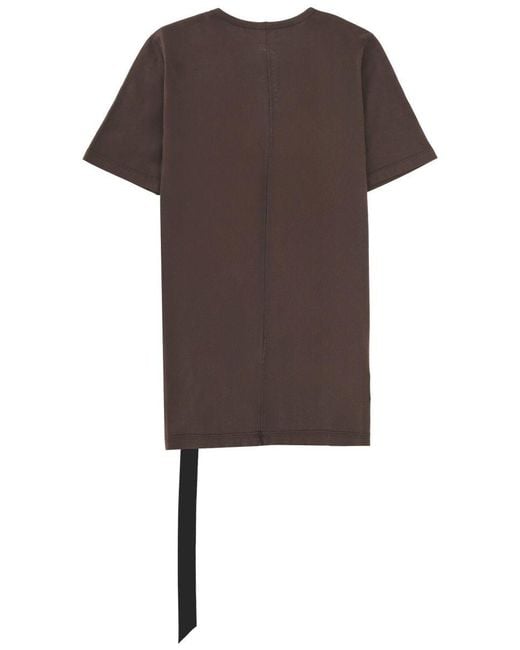 Rick Owens Brown T Shirt "Level T"