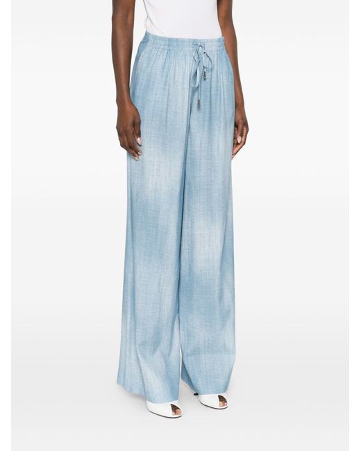 Ermanno Scervino Blue Hose Mit Kordelzug