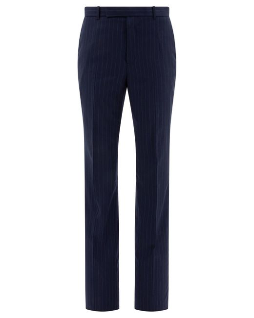 Givenchy Nadelstreifen maßgeschneiderte Hose in Blue für Herren