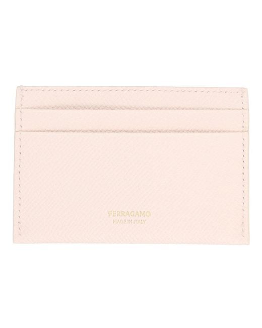 Ferragamo Natural Elegant Mini Wallet For