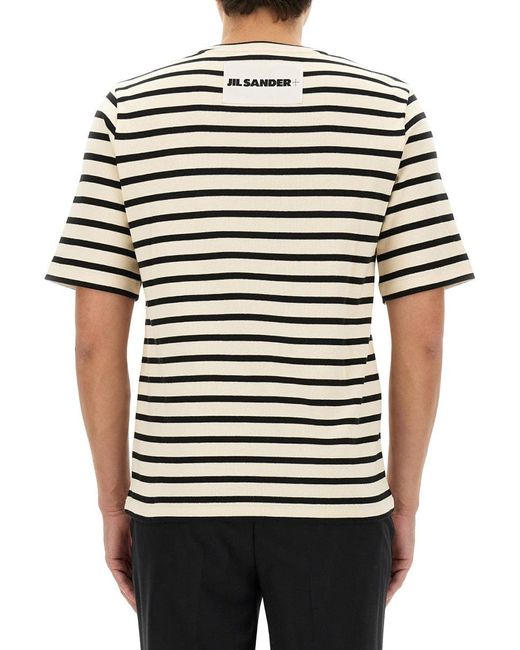 Jil Sander Multicolor Striped T Shirt