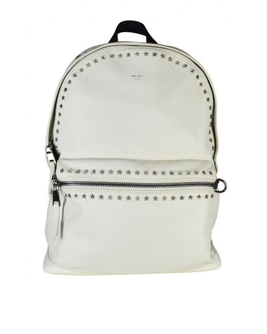 Jimmy Choo White Backpack