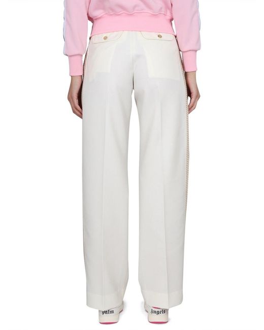 Palm Angels Palm Engelen Wollen Broek in het White