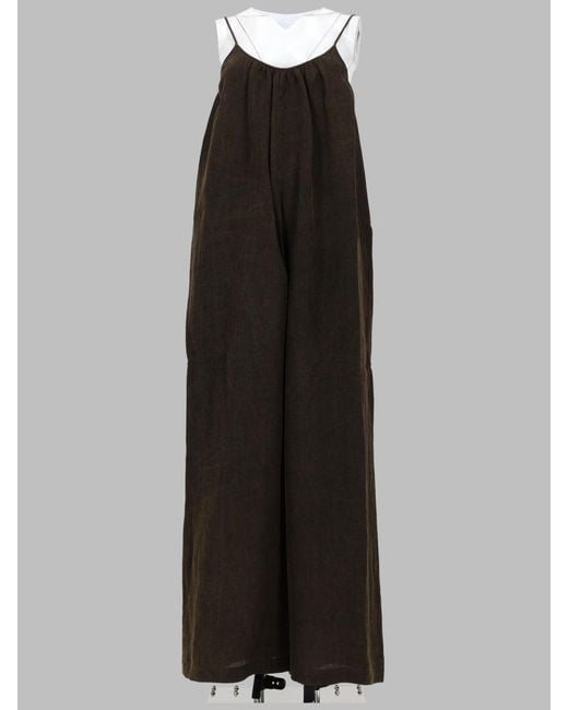Uma Wang Black Elegant Jumpsuit For