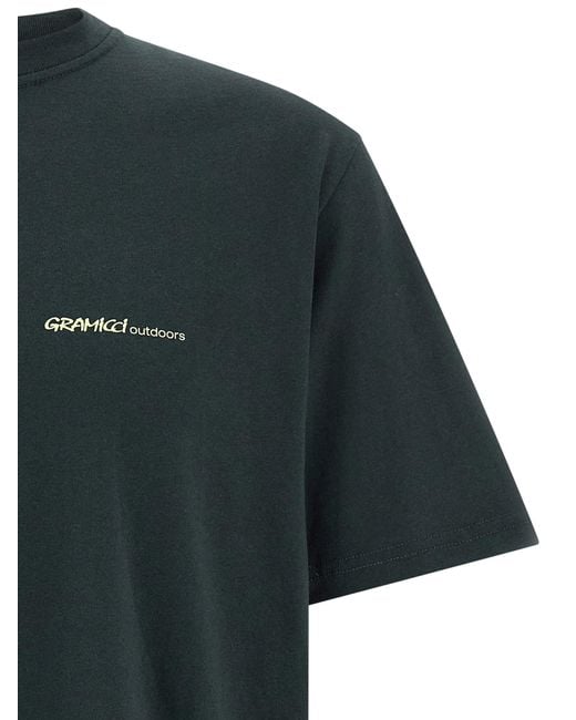 Gramicci Green 'Huricane Tee' T Shirt