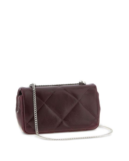 Tory Burch Purple 'Kira Diamond' Mini Crossbody Bag