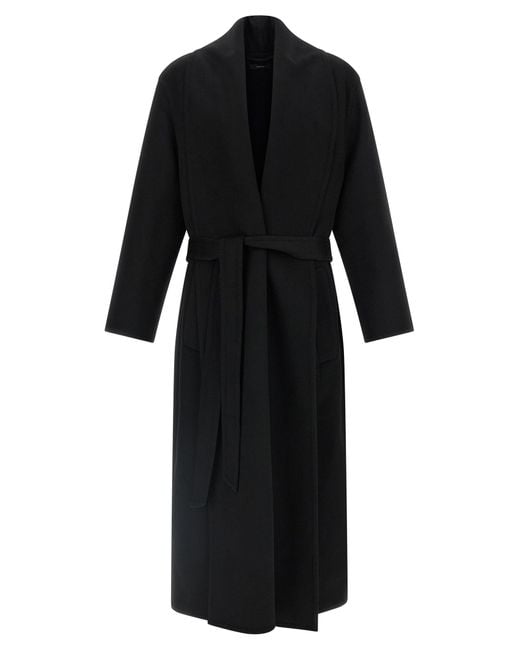 Tom Ford Black Cashmere Wool Coat for men