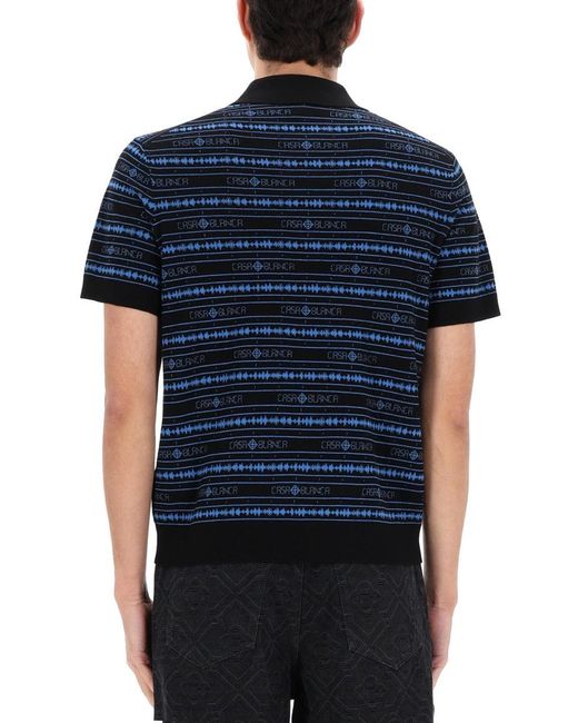 Casablanca Blue Polo Merino