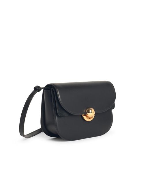 Furla Black 'Sfera' Lear Crossbody Bag for men