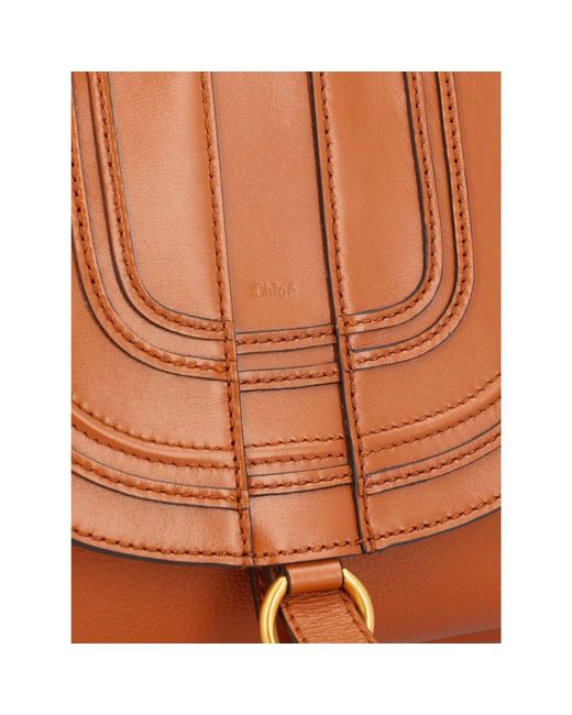 Mini sac Saddle Marcie de Chloé Chloé en coloris Brown