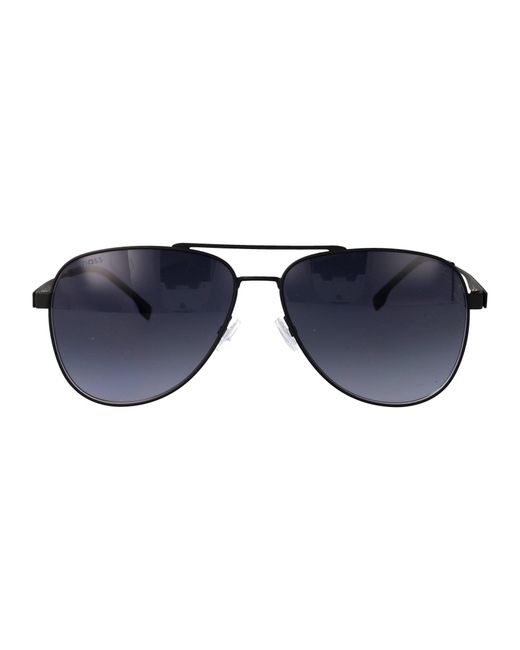 Boss Blue Aviator Sunglasses Boss 1641/S 0039 O for men