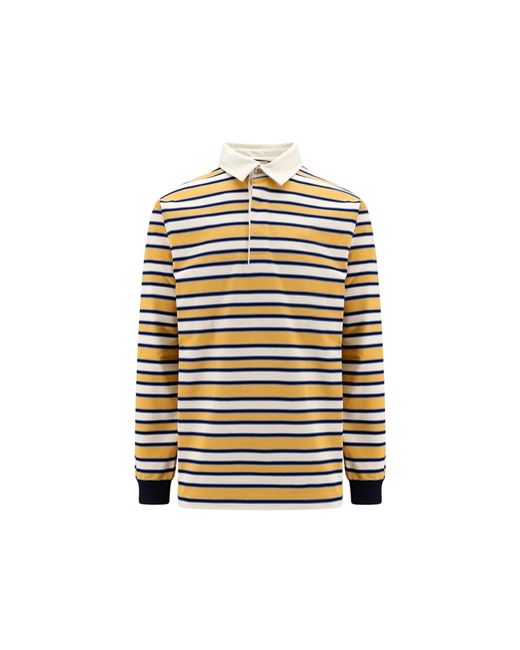 Gucci Multicolor Striped Cotton Polo Shirt for men