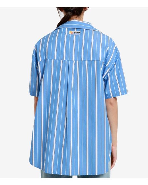 MSGM Blue T Shirts And Polos