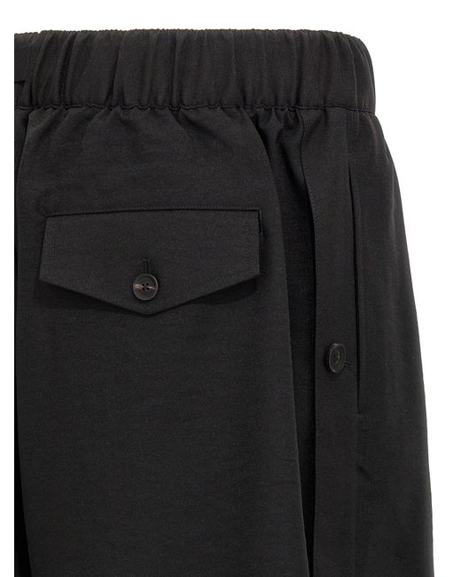 Y-3 Logo Bermuda Shorts in het Black voor heren
