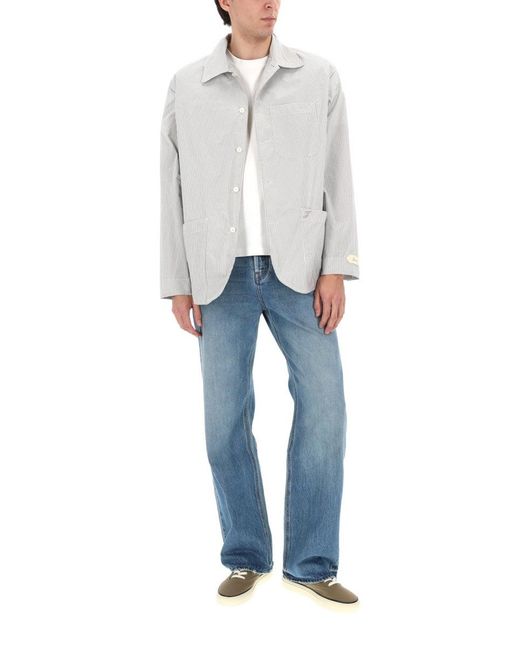 Jacquemus White Stylish Jacket for men