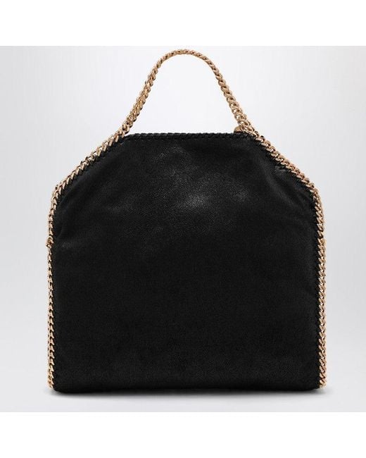 Stella McCartney Black Falabella Fold Over Bag