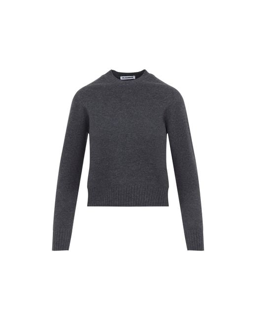 Jil Sander Blue Crewneck Sweater