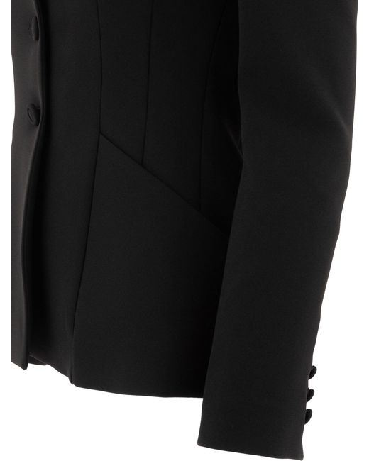 Semler Single-breasted Blazer Jackets And Coats Black