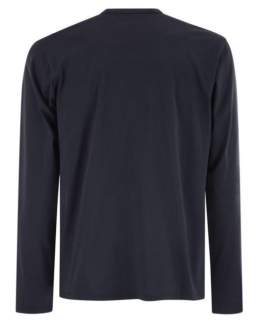 Premiata Blue Cotton Jersey T-Shirt for men