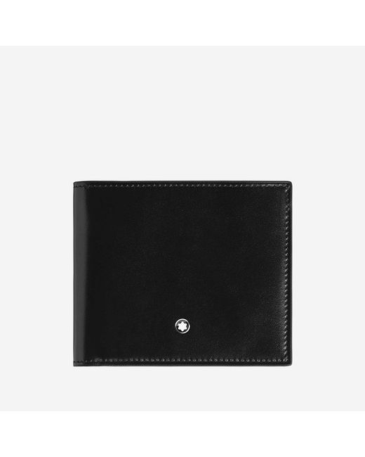 Montblanc Black Leather Wallet Meisterstück for men