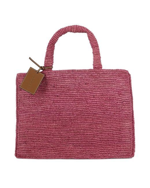 Manebí Red Ebi Sunset Large Shoulder Bag