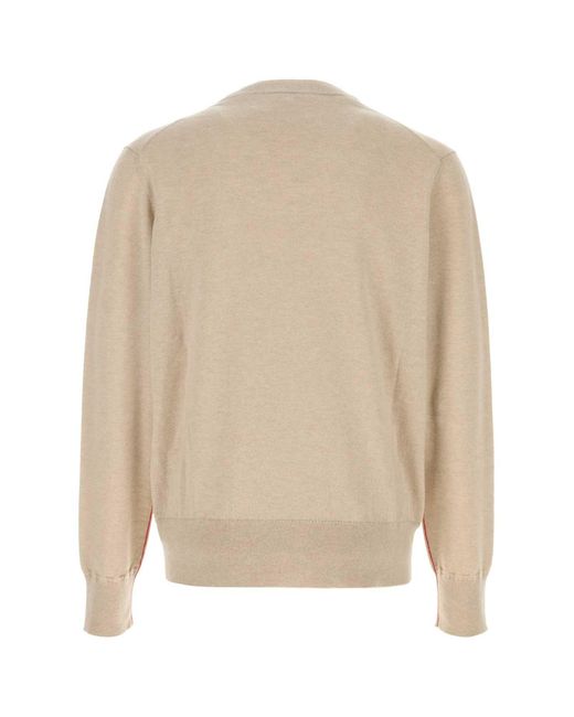 Loewe Natural Sand Wool Blend Cardigan